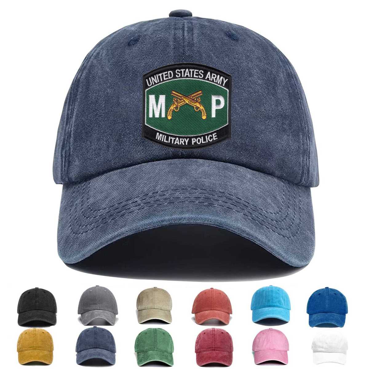 Military Police Military Occupational Specialty Mos Rating Police Embroidered Hat - Custom Hat