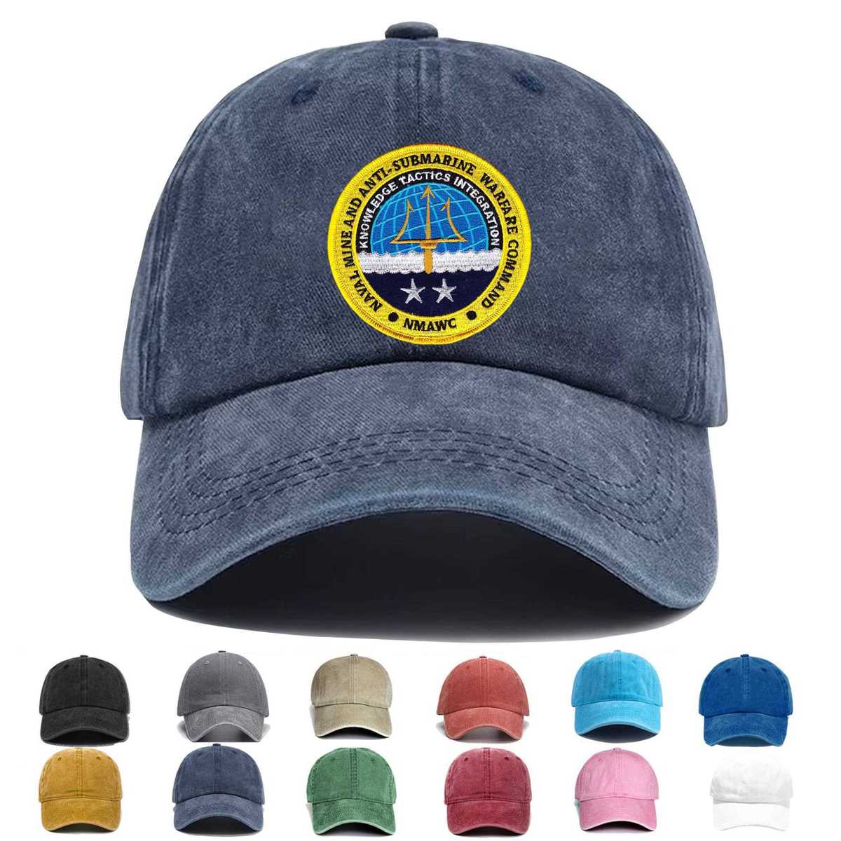 Mine And Anti Submarine Warfare Command Small Embroidered Hat - Custom Hat