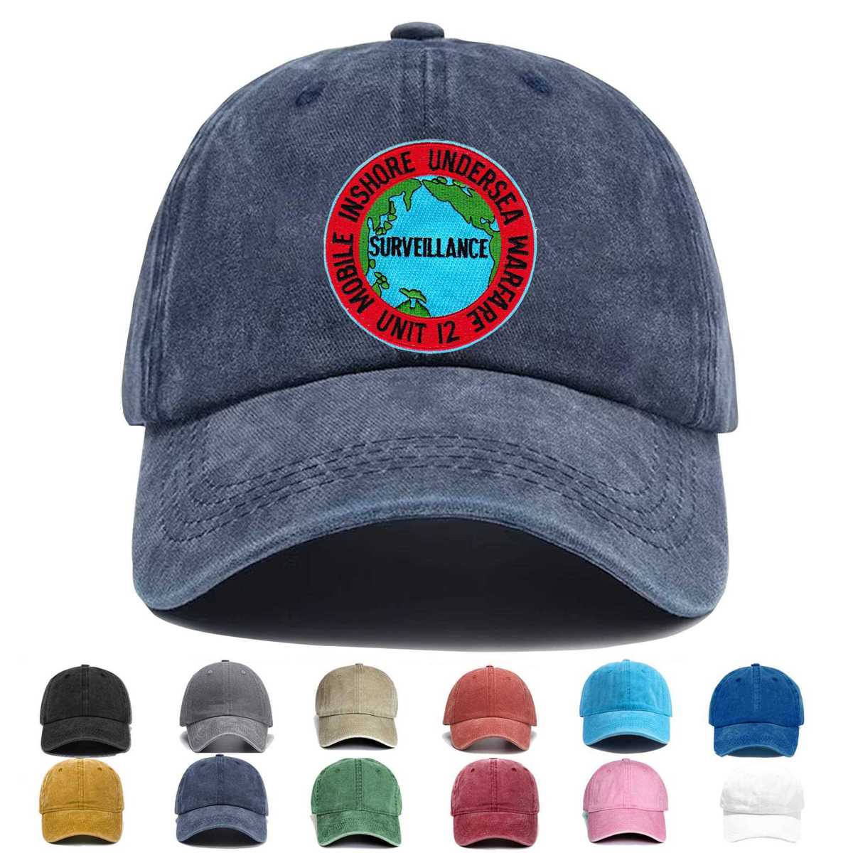 Miuwu 12 Mobile Inshore Undersea Warfare Unit Twelve Embroidered Hat - Custom Hat