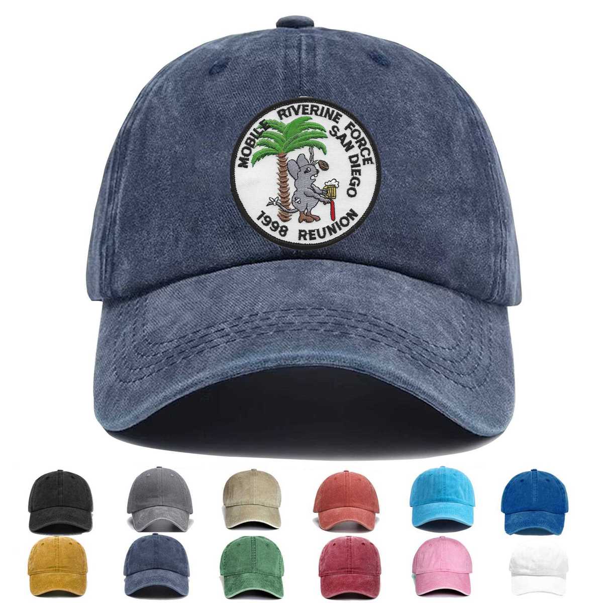 Mobile Riverine Force San Diego Embroidered Hat - Custom Hat