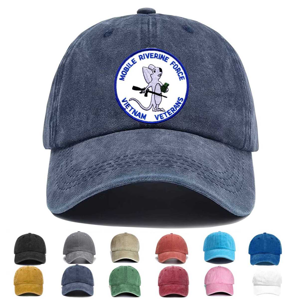 Mobile Riverine Force Vietnam Veterans Embroidered Hat - Custom Hat