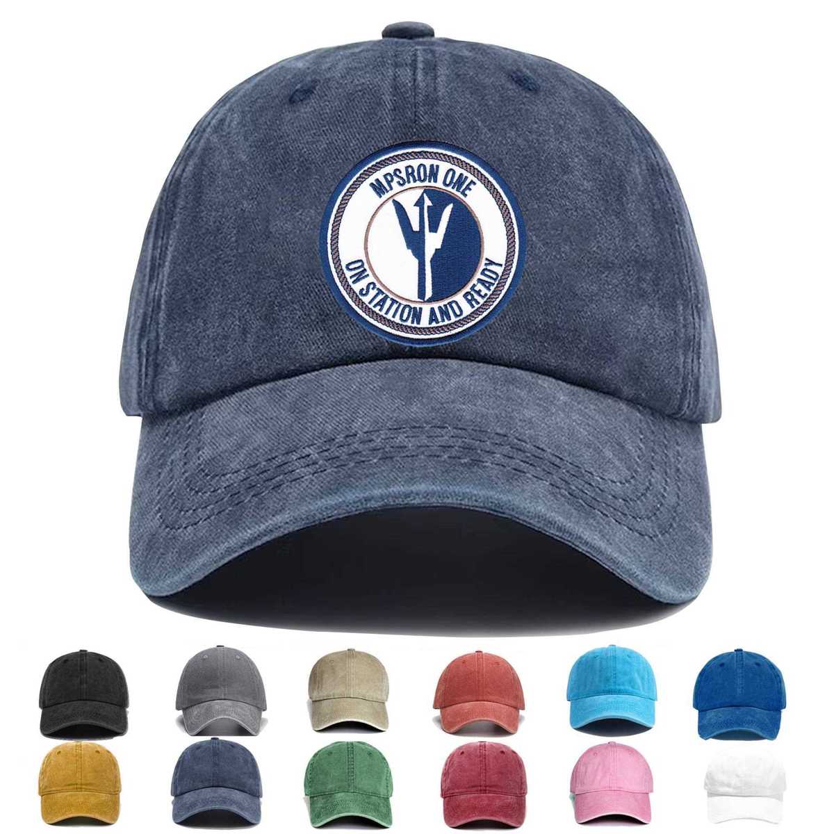 Mpsron 1 Maritime Prepositioning Ship Squadron One Embroidered Hat - Custom Hat