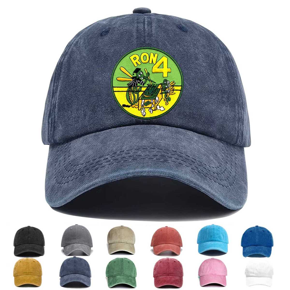 Mtbron 4 Motor Torpedo Squadron Embroidered Hat - Custom Hat