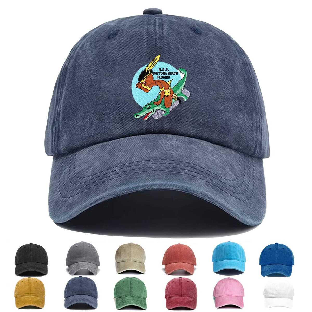Nas Daytona Beach Florida Embroidered Hat - Custom Hat