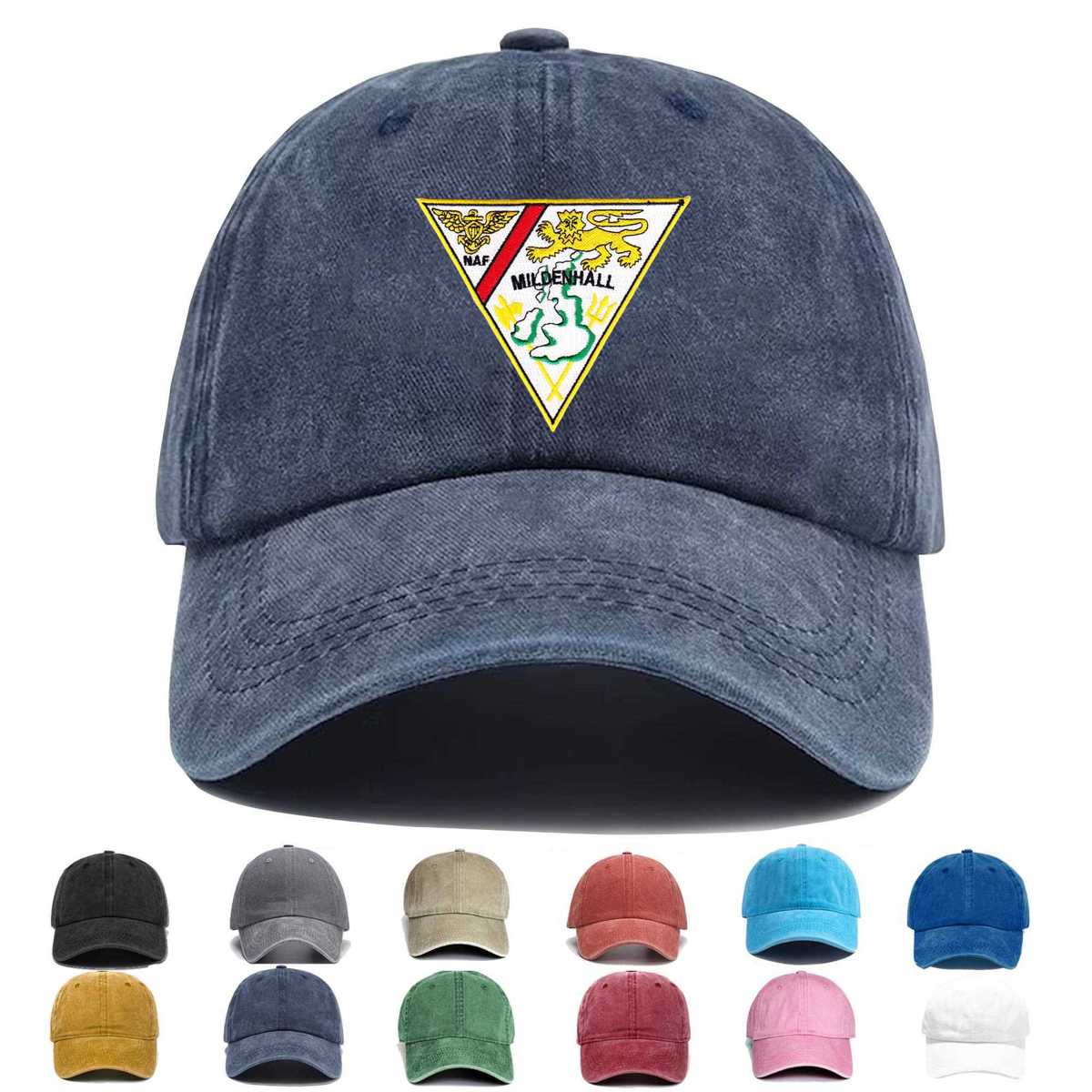 Naval Air Facility Mildenhall United Kingdom Embroidered Hat - Custom Hat