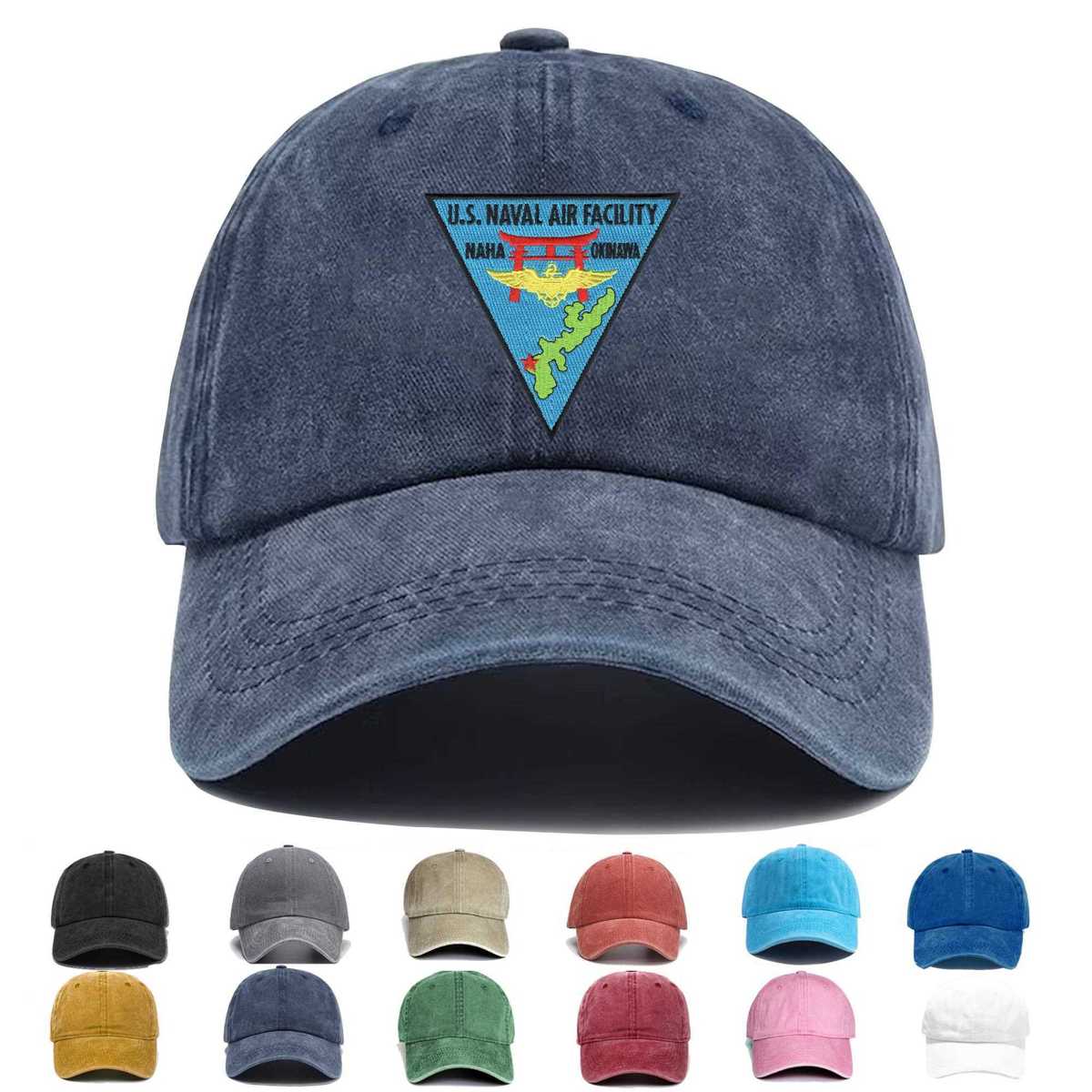 Naval Air Facility Naha Okinawa Embroidered Hat - Custom Hat