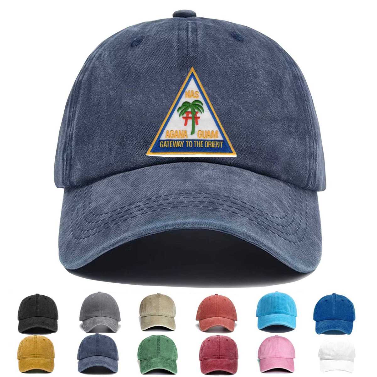 Naval Air Station Agana Guam Embroidered Hat - Custom Hat