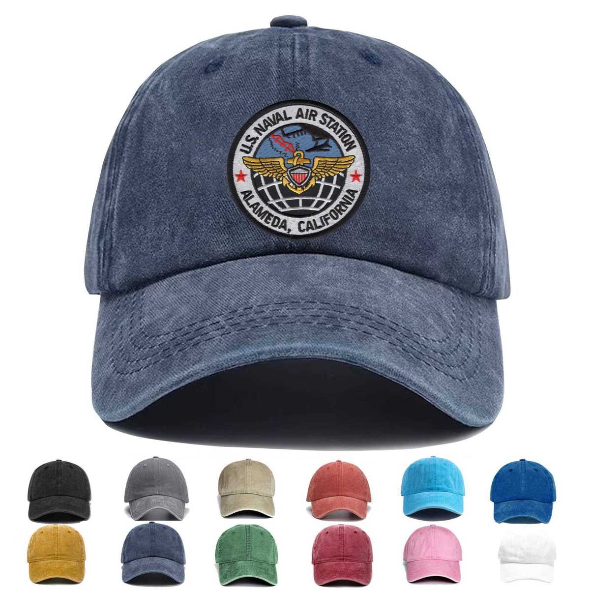 Naval Air Station Alameda California Embroidered Hat - Custom Hat