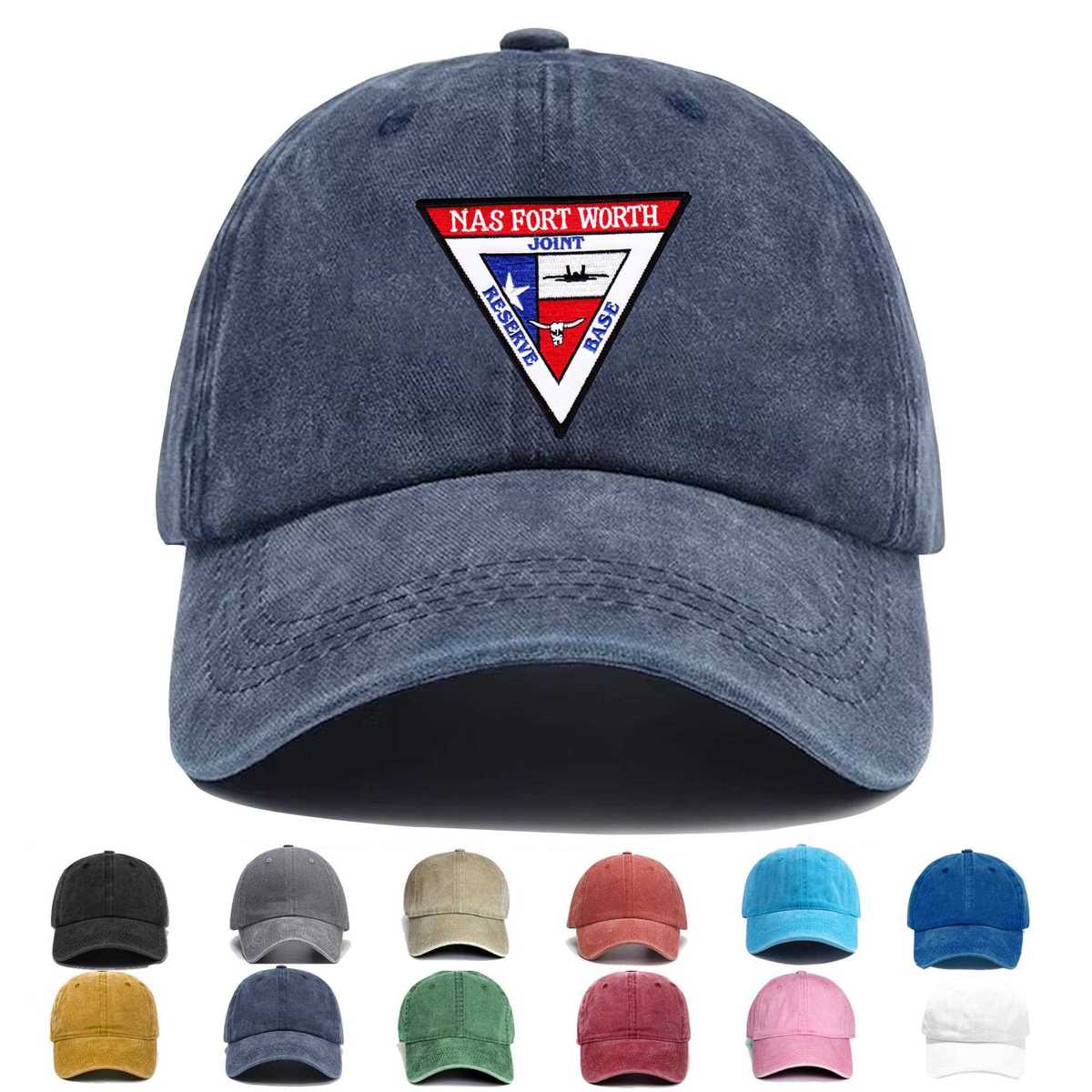 Naval Air Station Fort Worth Texas Embroidered Hat - Custom Hat