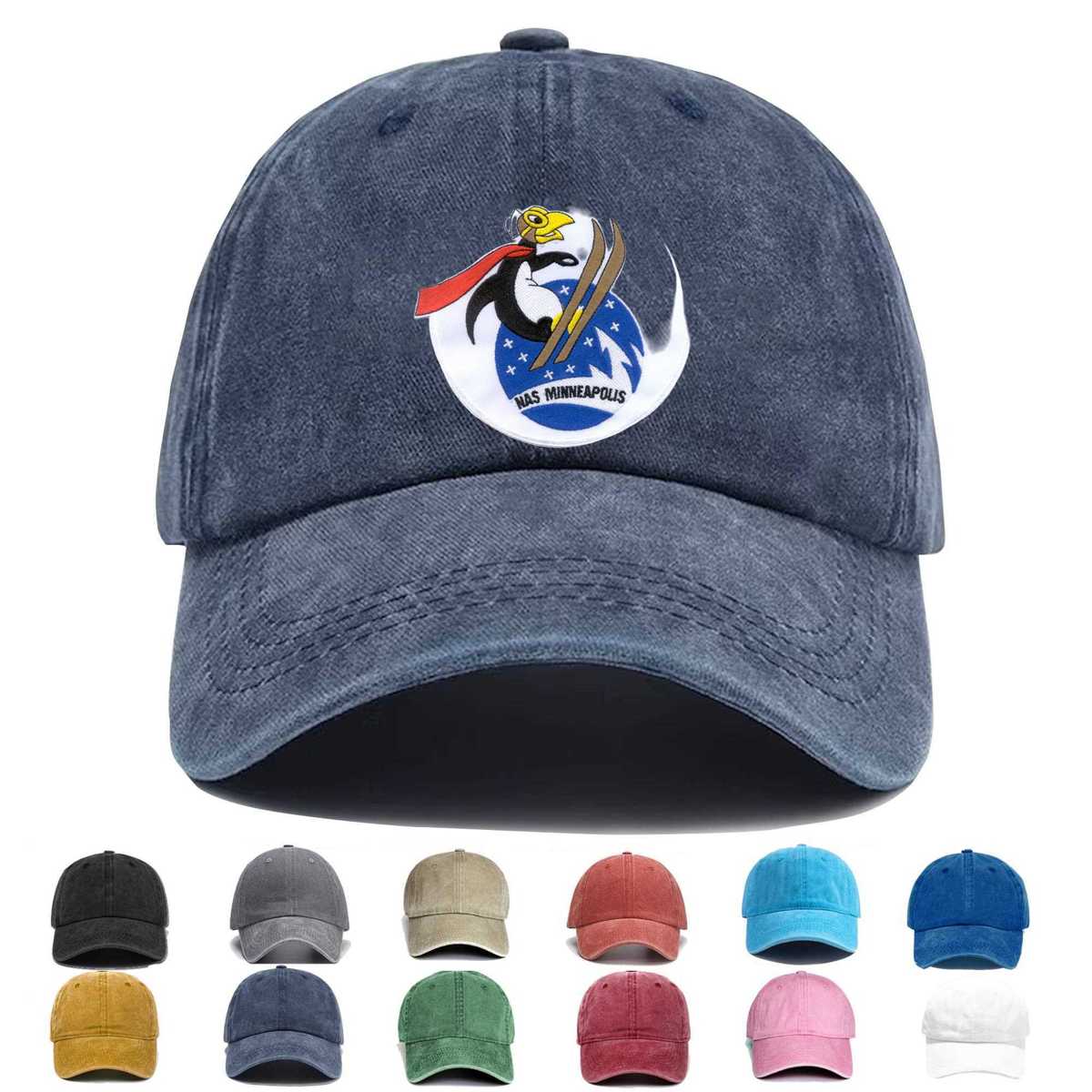 Naval Air Station Minneapolis Minnesota Embroidered Hat - Custom Hat