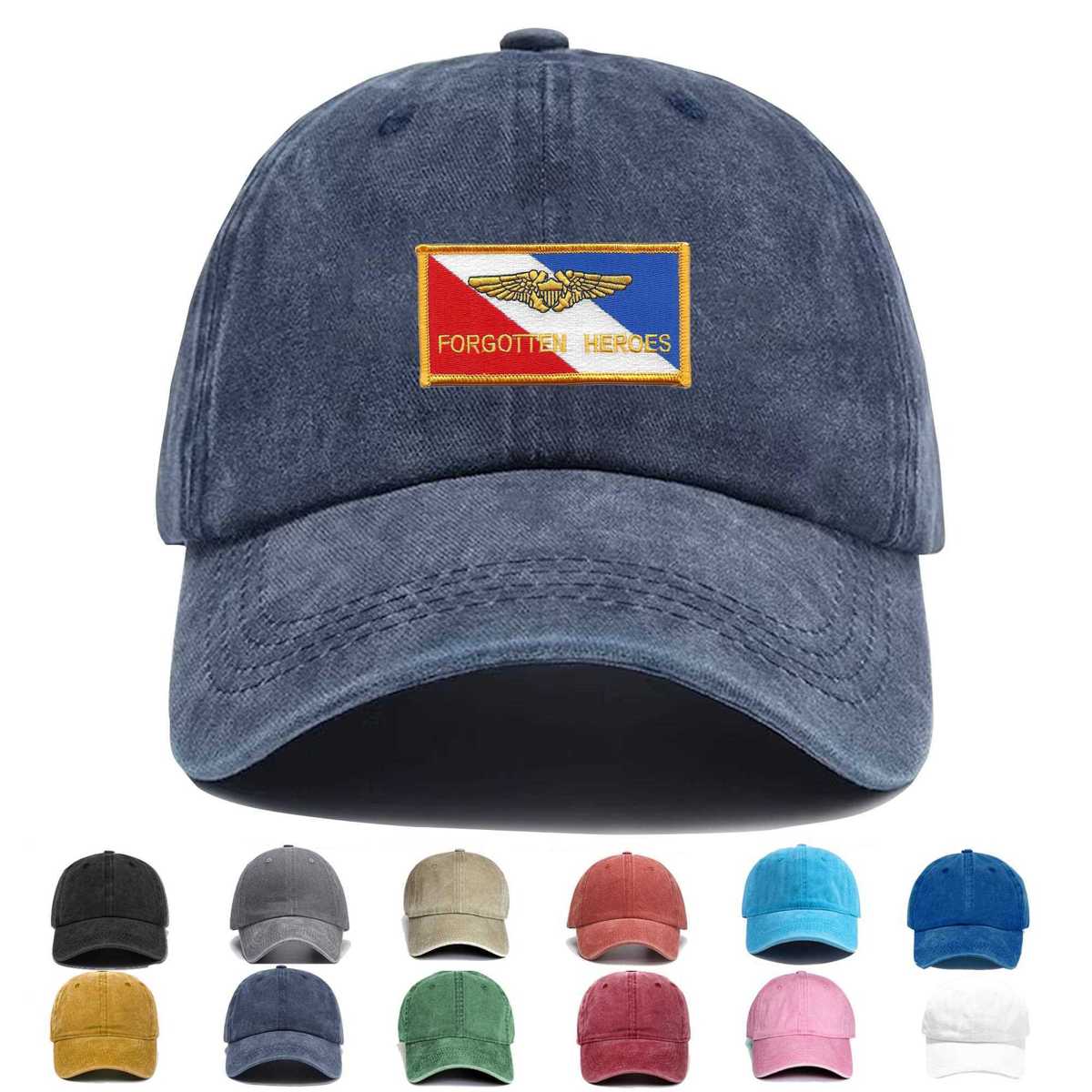 Naval Flight Officer Wings Badge Embroidered Hat - Custom Hat