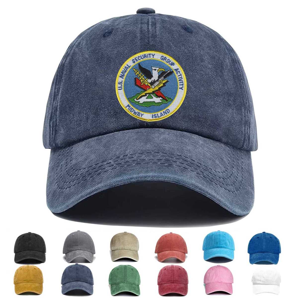 Navsecgrpact Midway Island Embroidered Hat - Custom Hat
