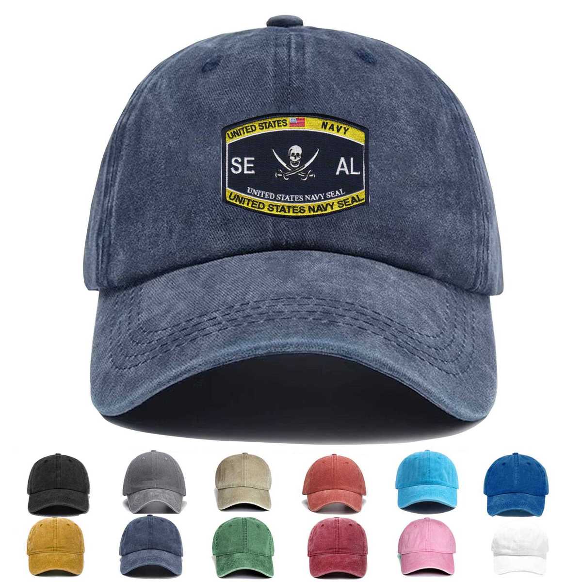 Navy Seal Hat Embroidered Hat - Custom Hat