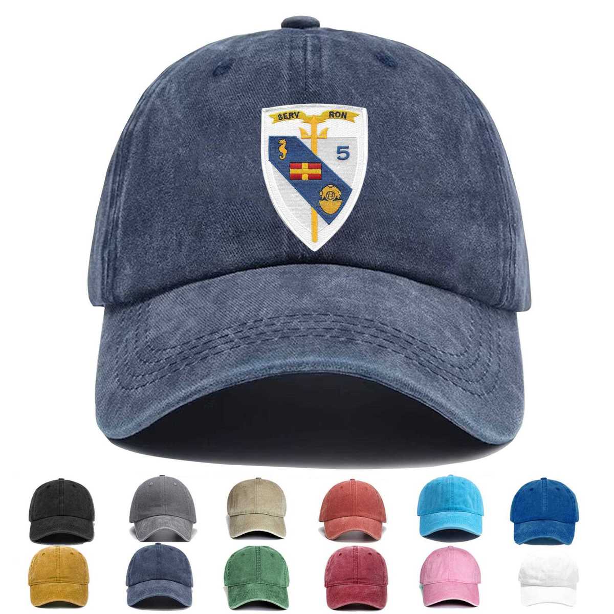 Navy Service Squadron Five Embroidered Hat - Custom Hat