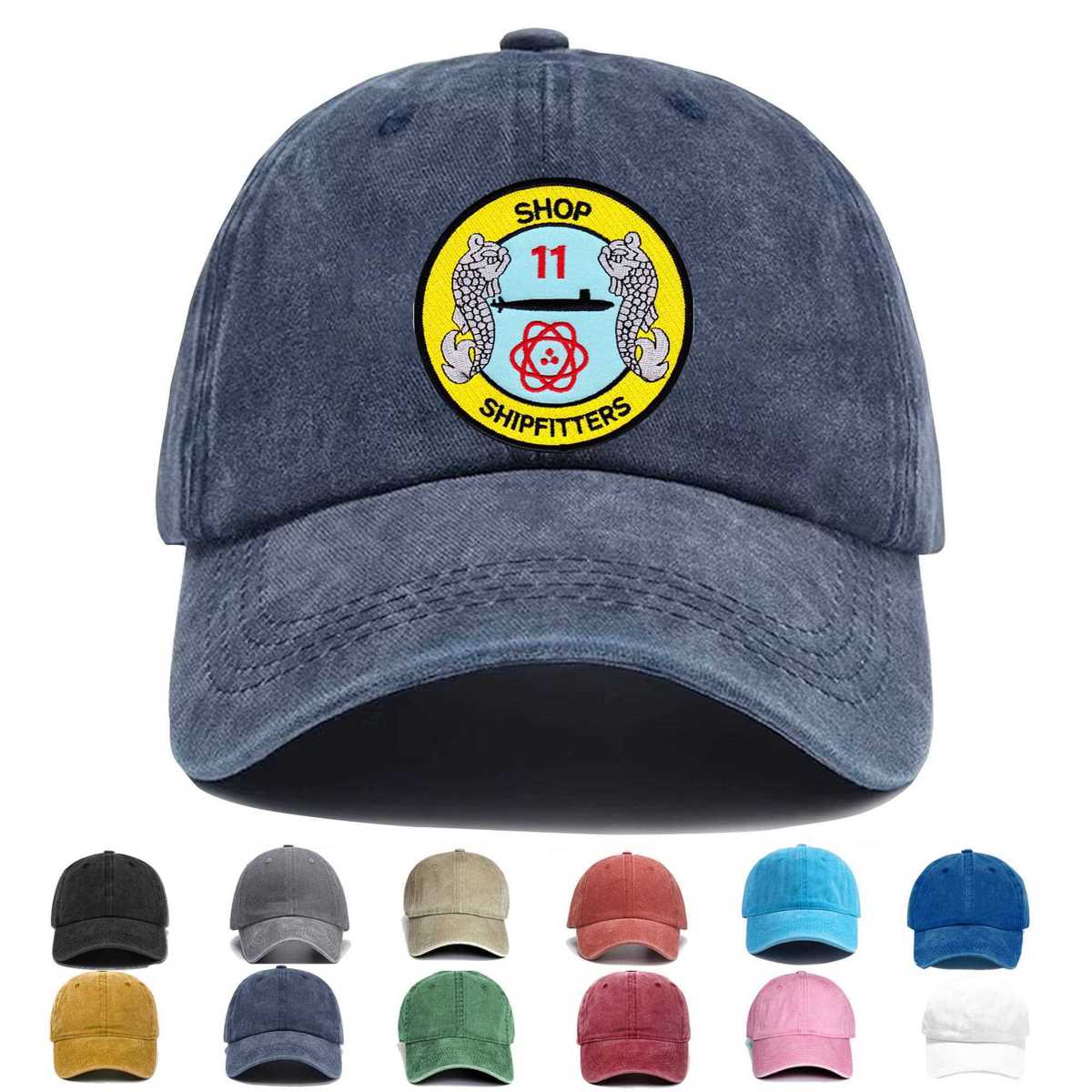 Navy Shop 11 Shipfitters Submarine Division Embroidered Hat - Custom Hat