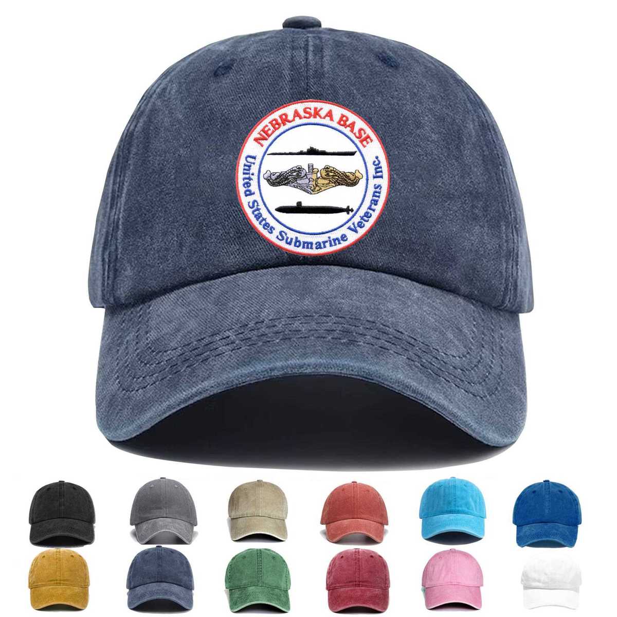 Nebraska Sub Base Embroidered Hat - Custom Hat