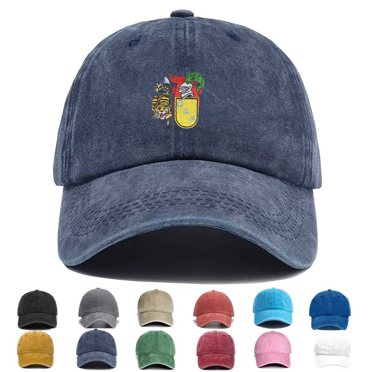 Oda 136 Alpha Delta Omega Embroidered Hat - Custom Hat