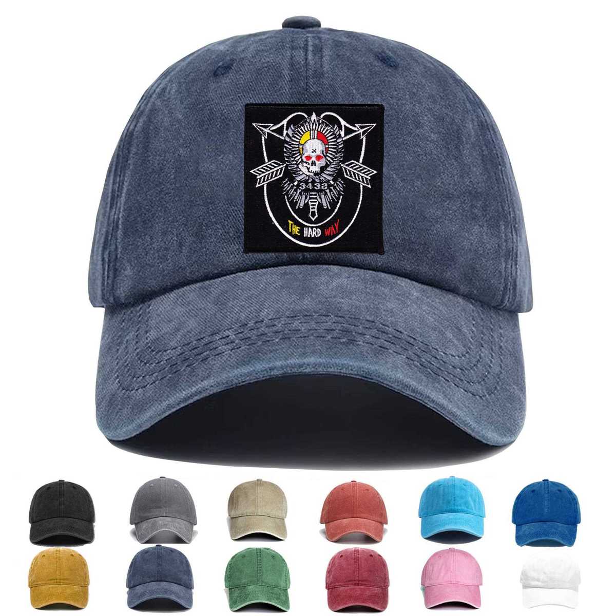 Oda 3432 Hook And Loop Embroidered Hat - Custom Hat