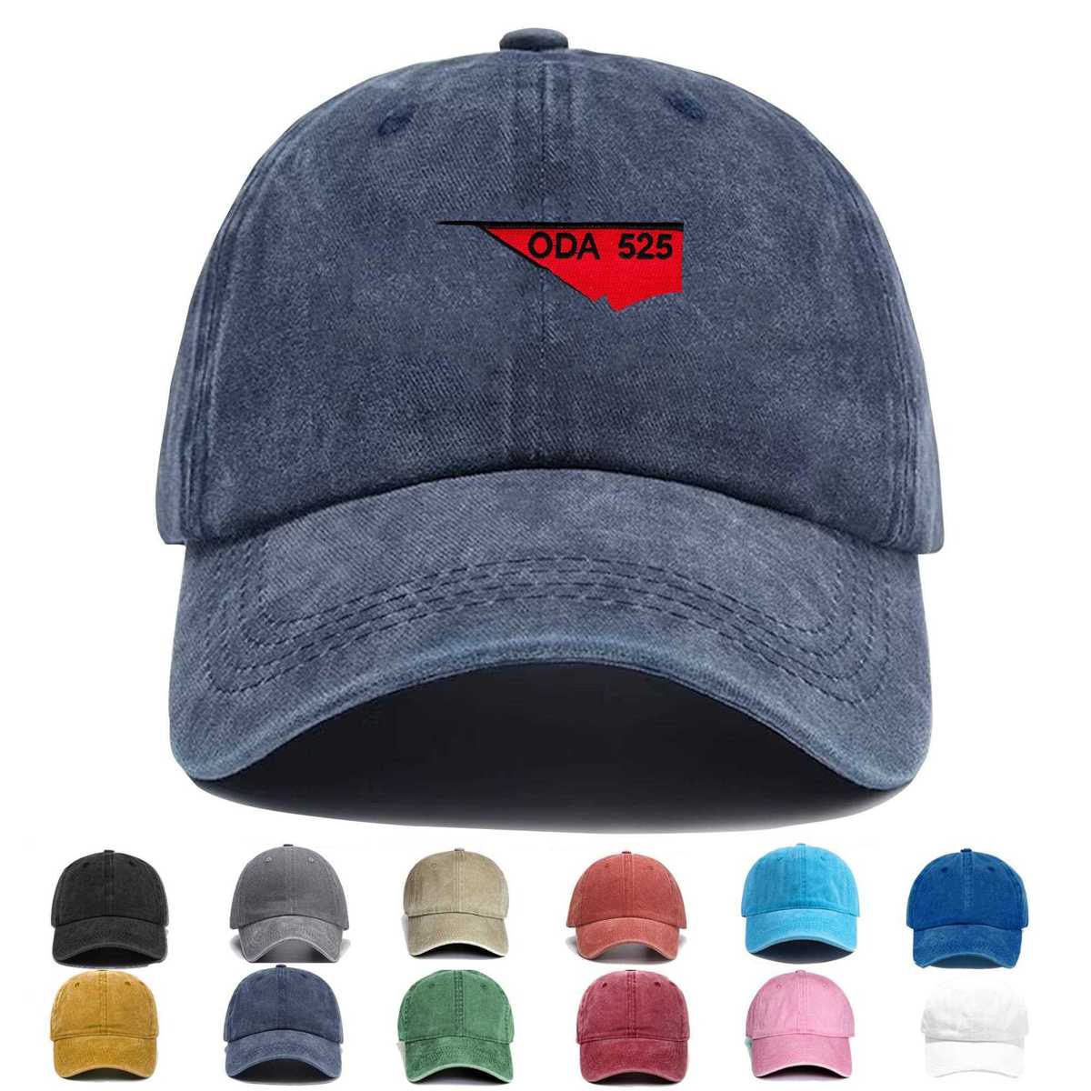 Oda 525 Bull Embroidered Hat - Custom Hat