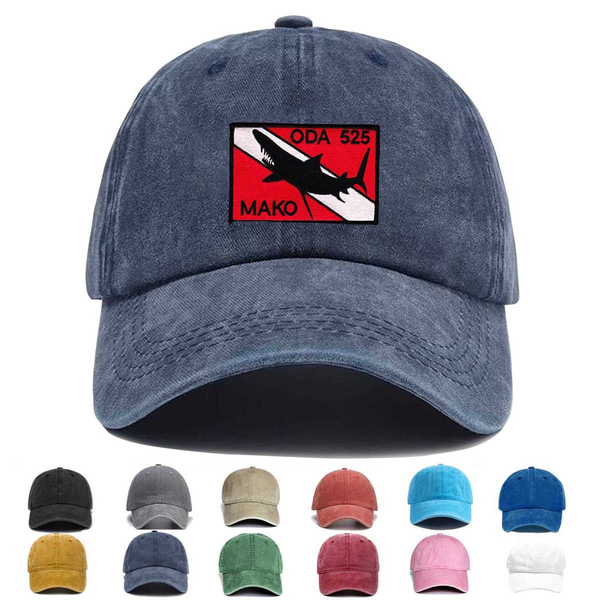 Oda 525 Mako Embroidered Hat - Custom Hat