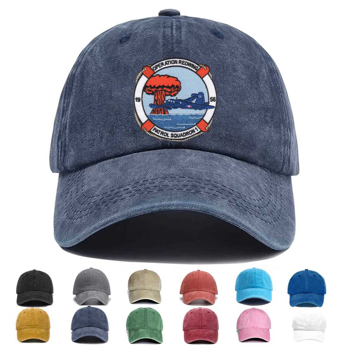 Operation Redwing Patrol Squadron 1 Embroidered Hat - Custom Hat