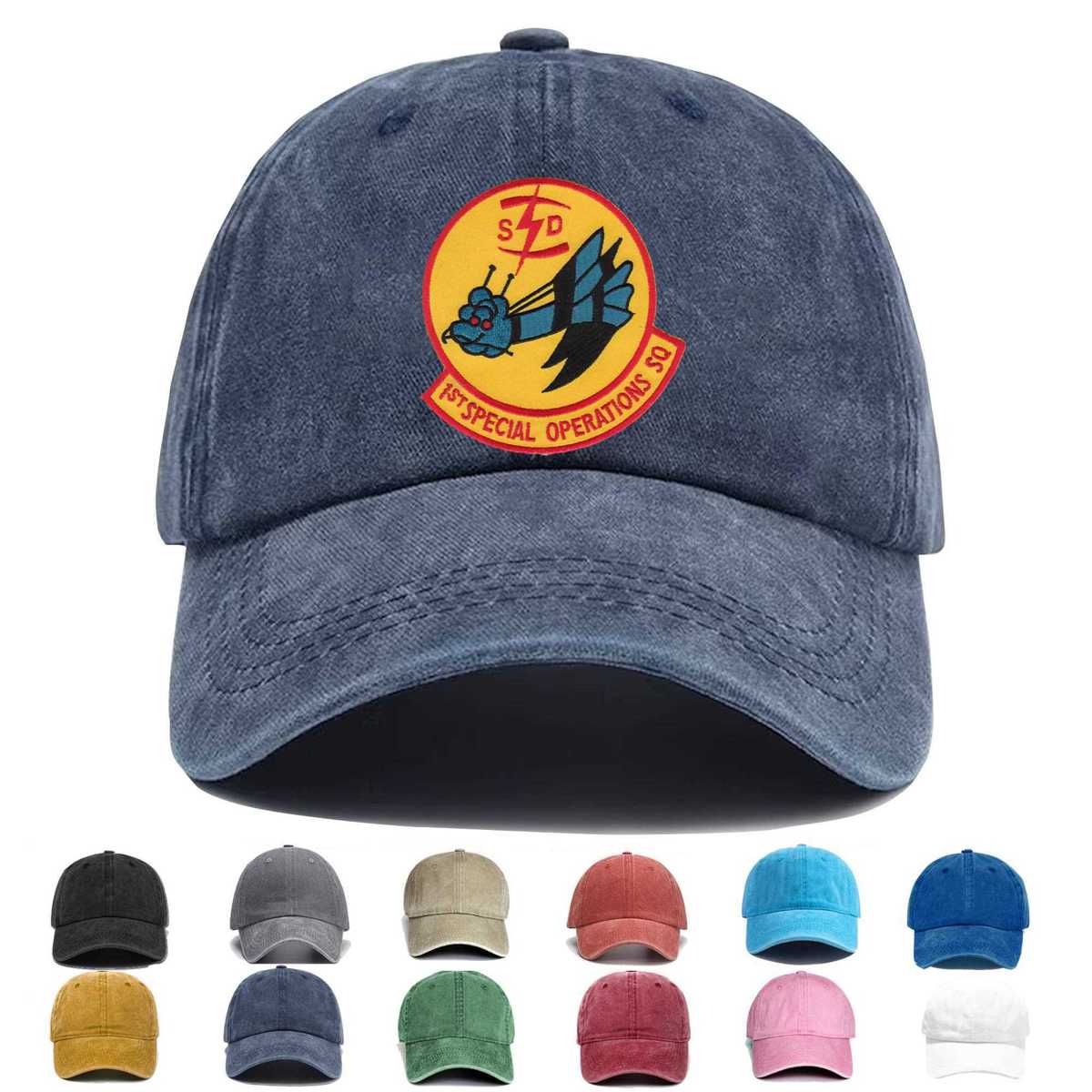 Operations Command 1st Special Operations Squadron Goose Embroidered Hat - Custom Hat