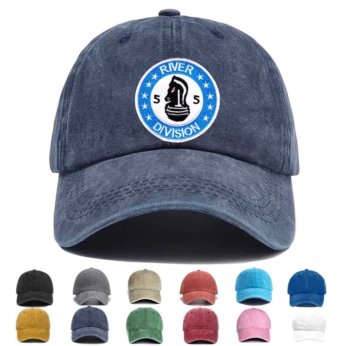 Rivdiv 55 River Division Knight Embroidered Hat - Custom Hat