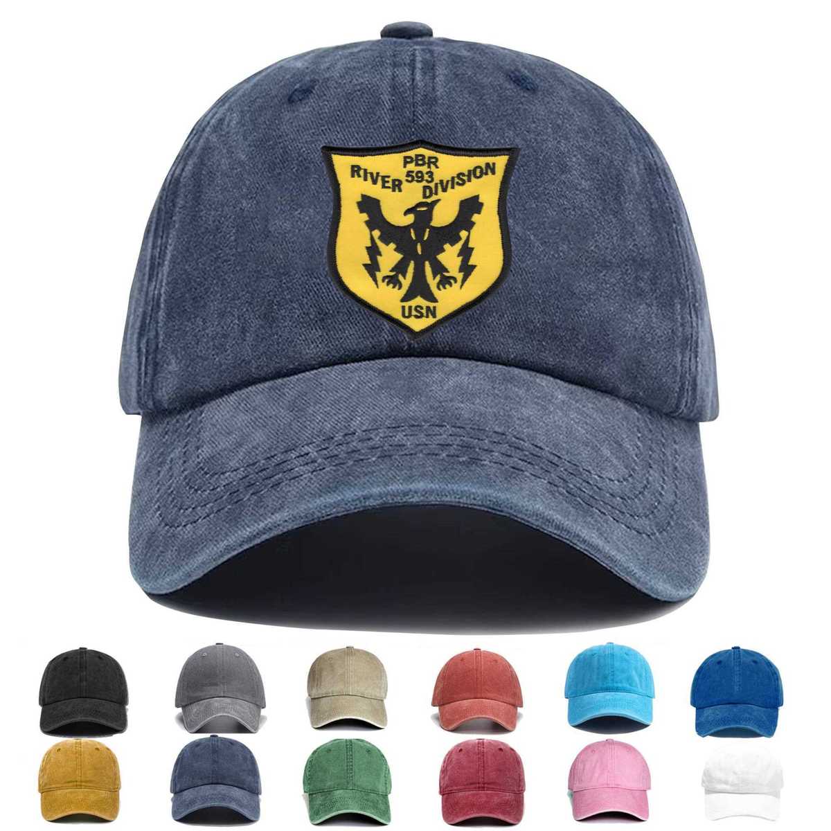 Rivdiv 593 River Division Pbr Embroidered Hat - Custom Hat