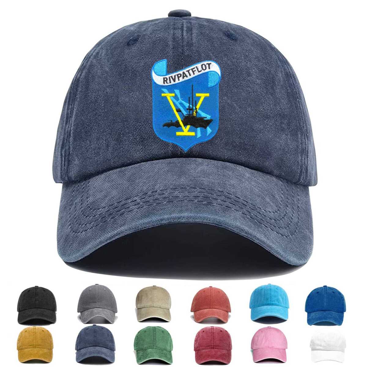 Rivpatflot 5 Naval River Patrol Flot Five Embroidered Hat - Custom Hat