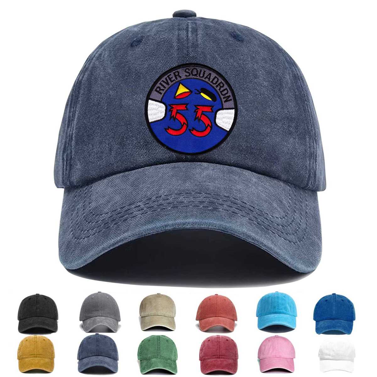 Rivron 55 Naval River Assault Squadron Version B Embroidered Hat - Custom Hat