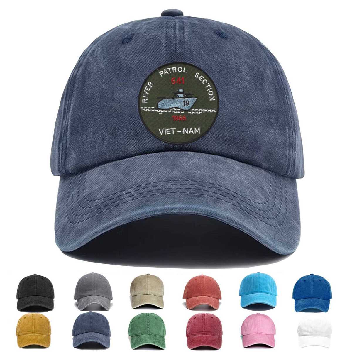 Rivsec 541 River Patrol Section Five Four One Viet Nam 1966 Embroidered Hat - Custom Hat