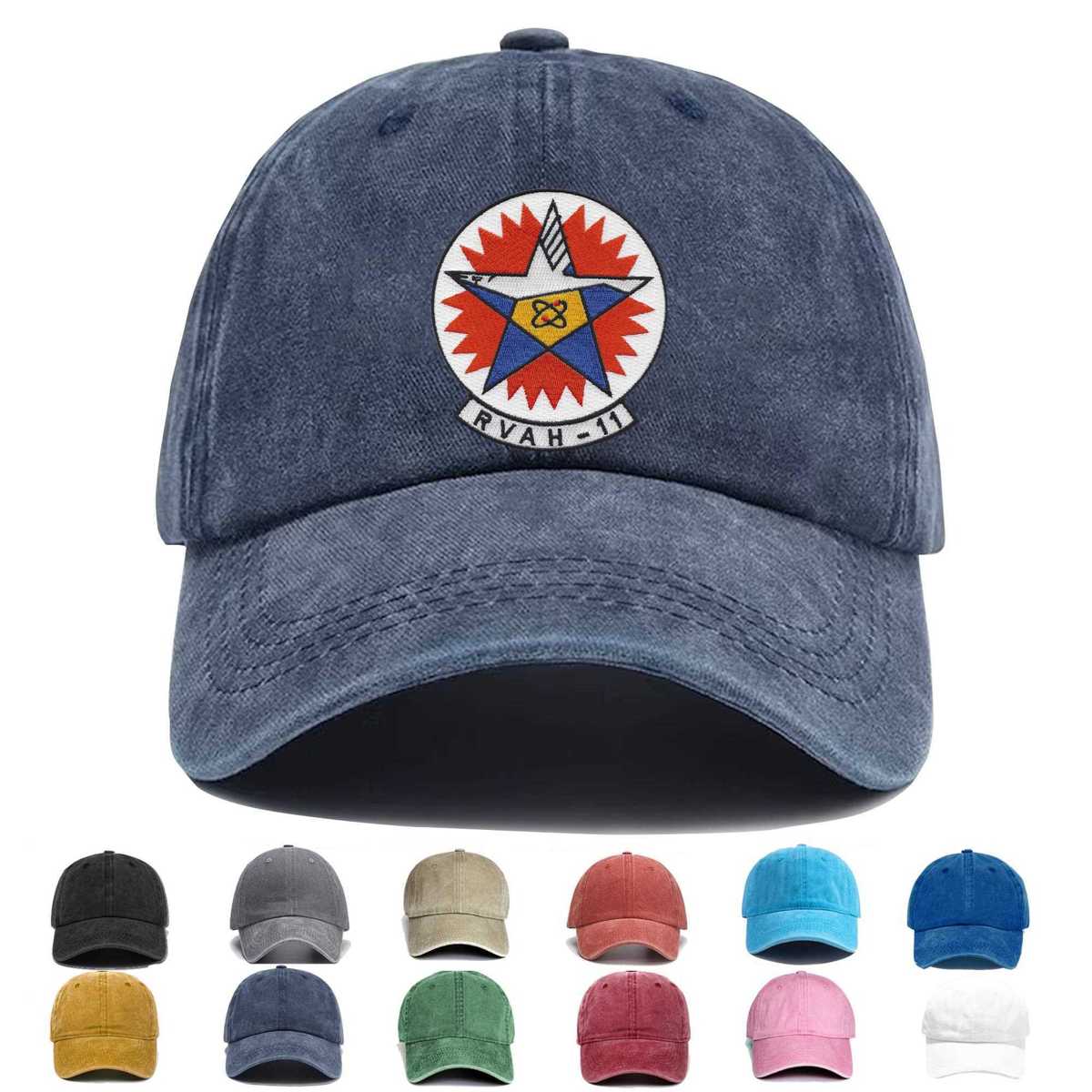 Rvah 11 Aviation Reconnaissance Attack Squadron Embroidered Hat - Custom Hat