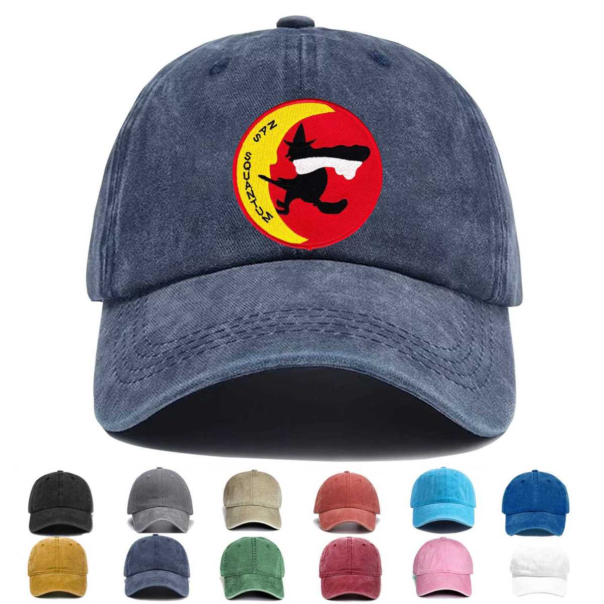 Squantum Naval Air Station Massachusetts Embroidered Hat - Custom Hat