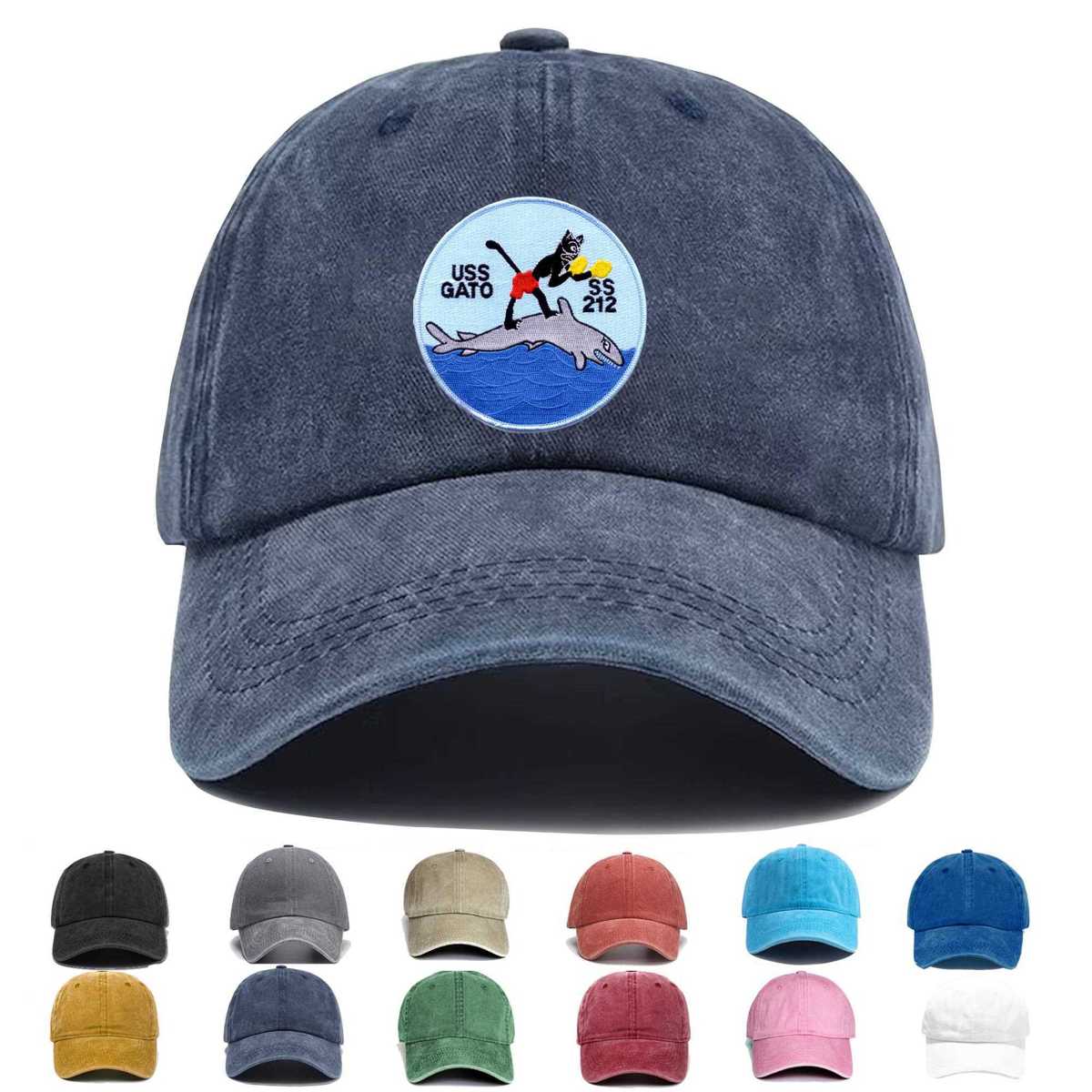 Ss 212 Uss Gato Embroidered Hat - Custom Hat