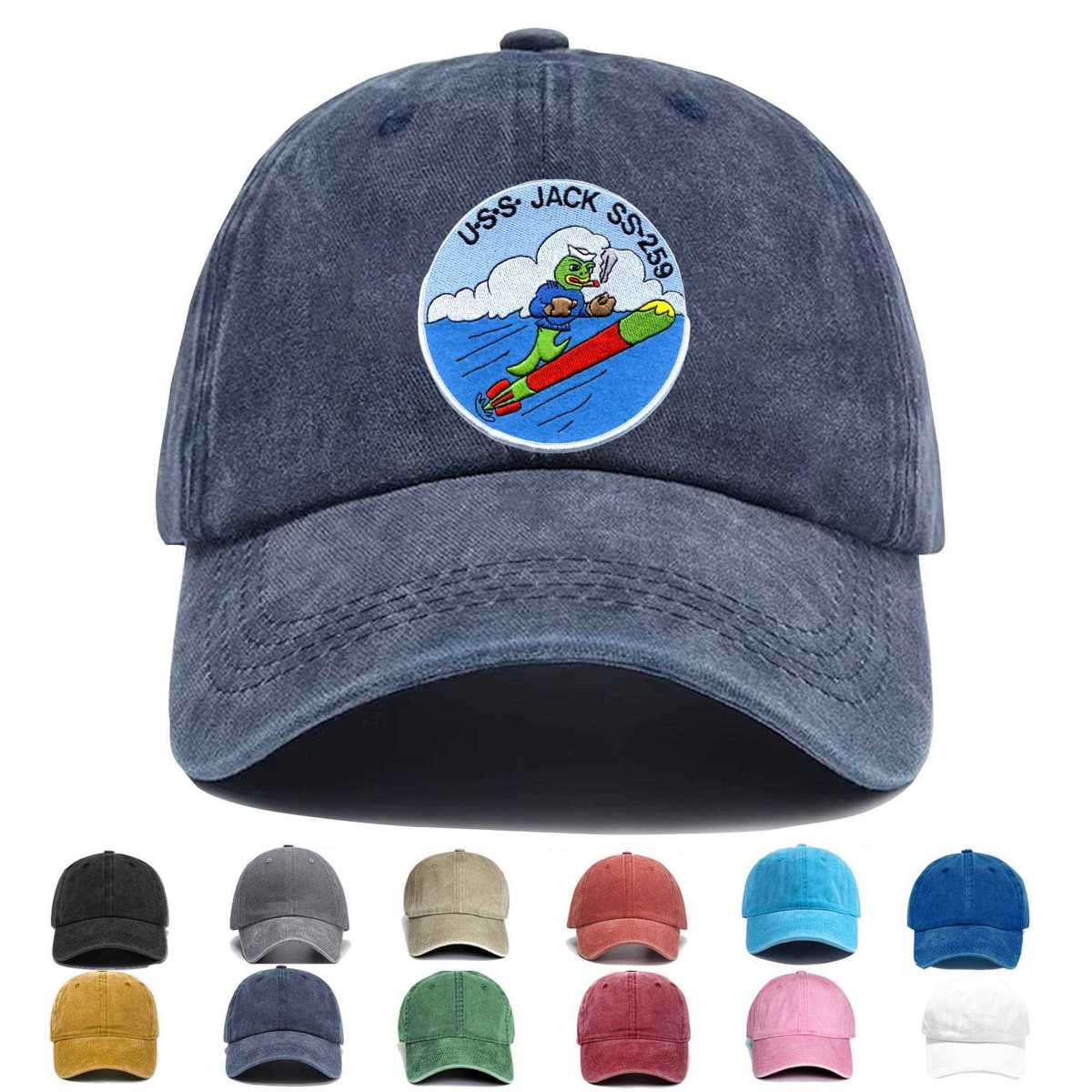 Ss 259 Uss Jack Embroidered Hat - Custom Hat