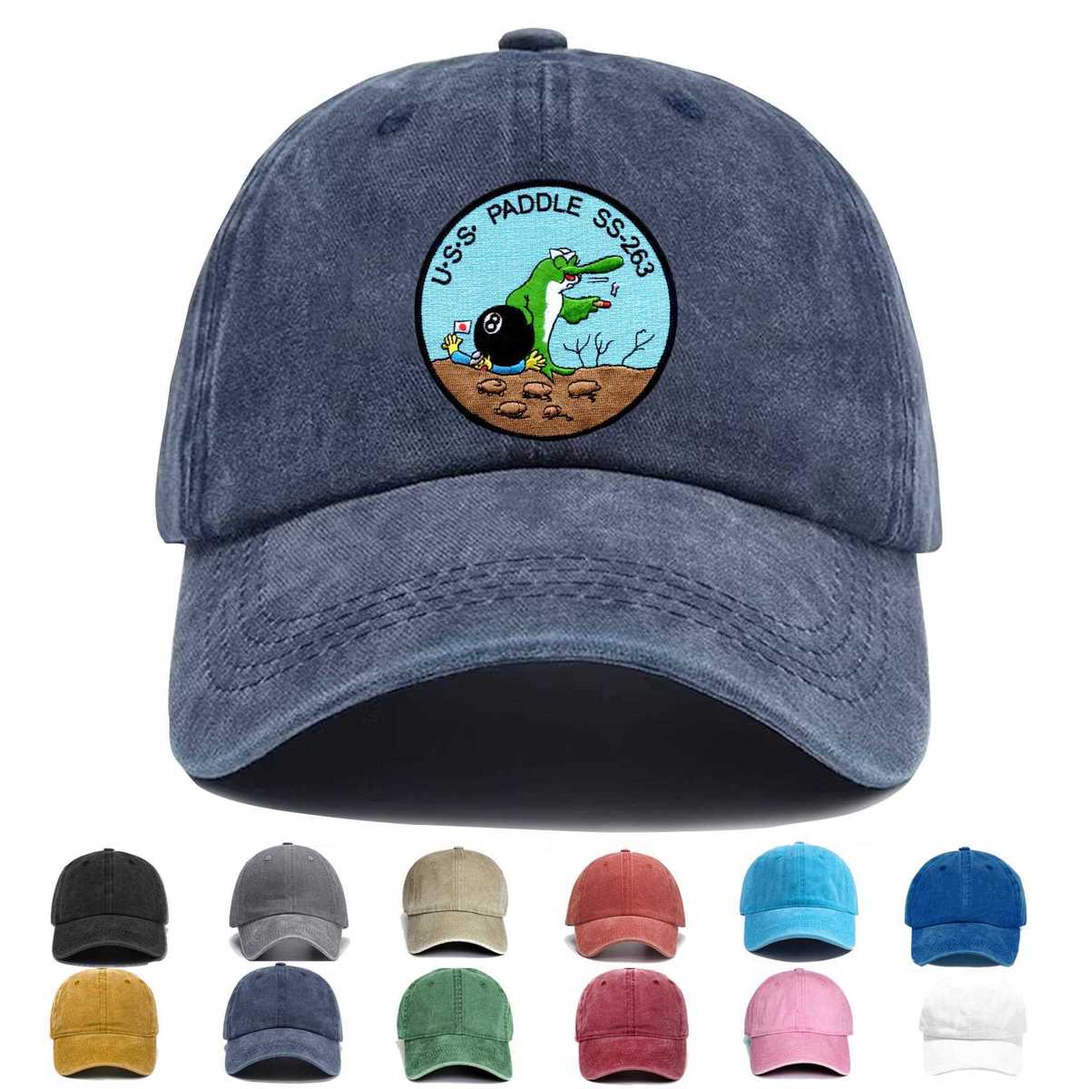 Ss 263 Uss Paddle Embroidered Hat - Custom Hat