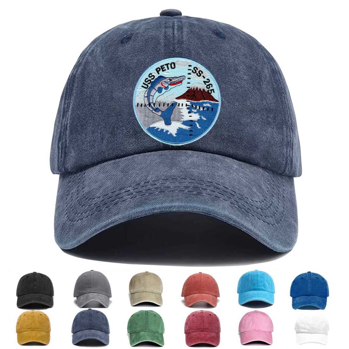 Ss 265 Uss Peto Large Embroidered Hat - Custom Hat
