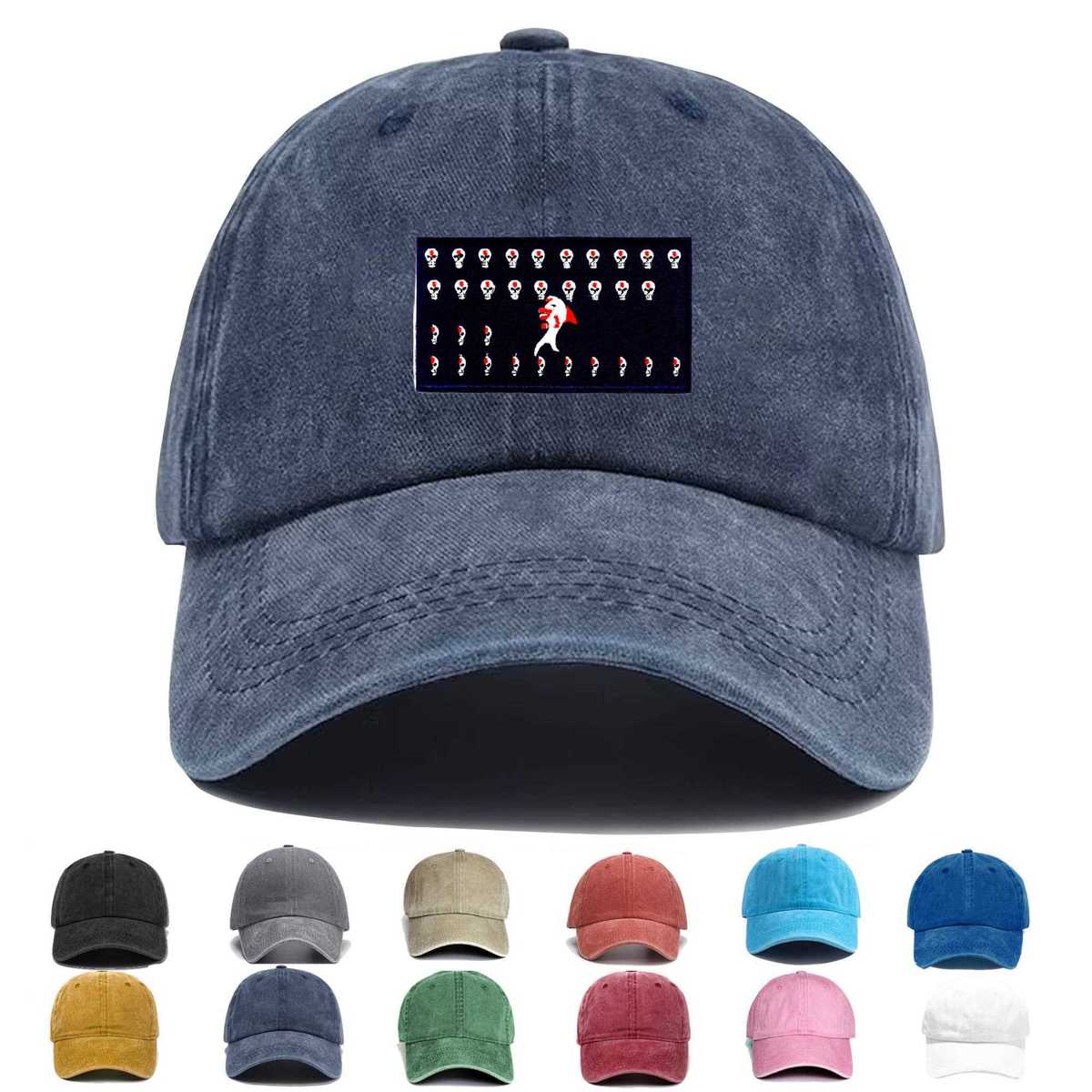 Ss 269 Uss Rasher Battle Flag Version F Embroidered Hat - Custom Hat