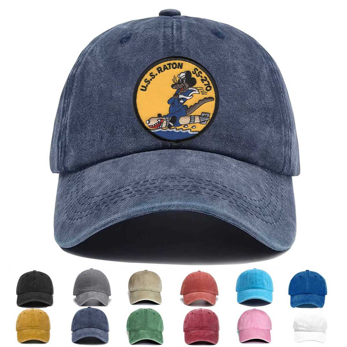 Ss 270 Uss Raton Version A Small Embroidered Hat - Custom Hat
