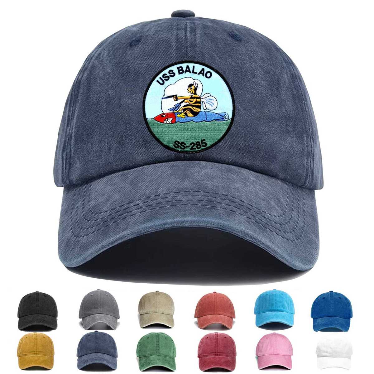 Ss 285 Uss Balao Version B Embroidered Hat - Custom Hat