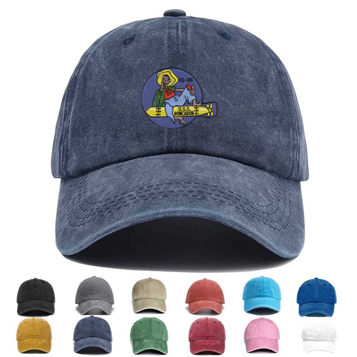 Ss 301 Uss Roncador Embroidered Hat - Custom Hat