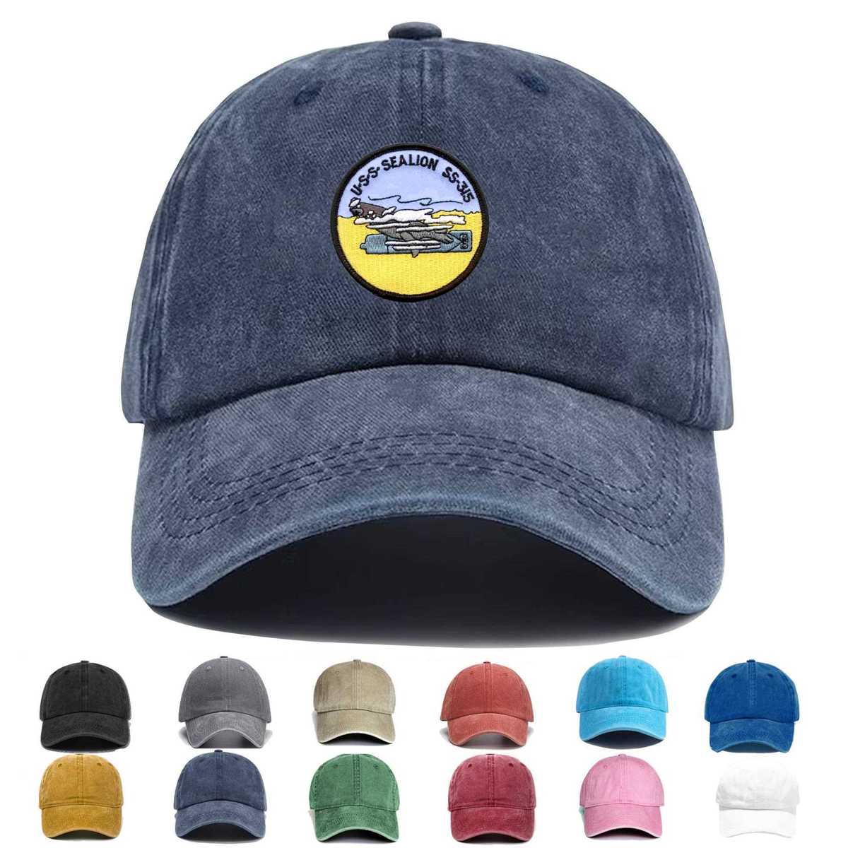 Ss 315 Uss Sealion Small Embroidered Hat - Custom Hat