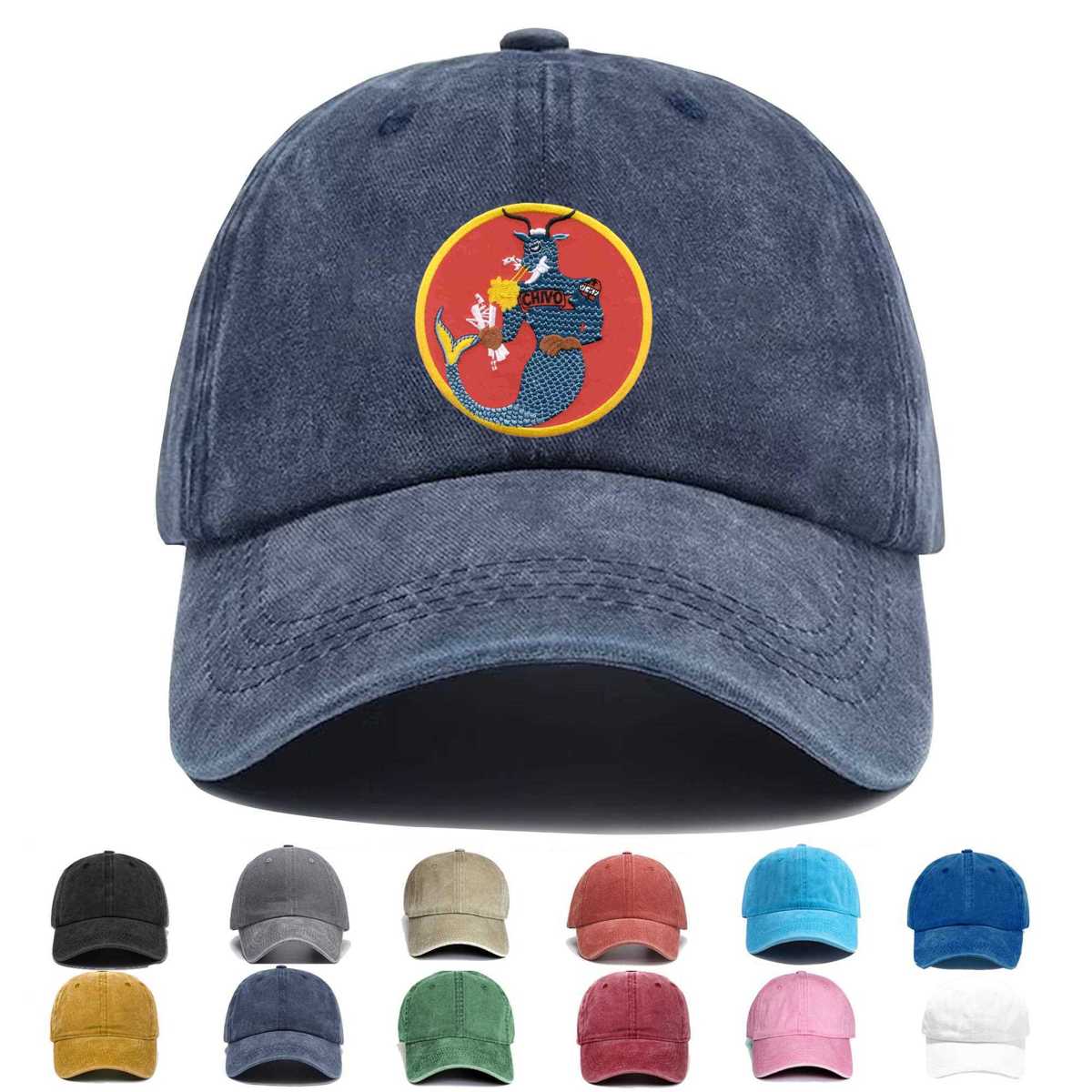 Ss 341 Uss Chivo Version C Embroidered Hat - Custom Hat