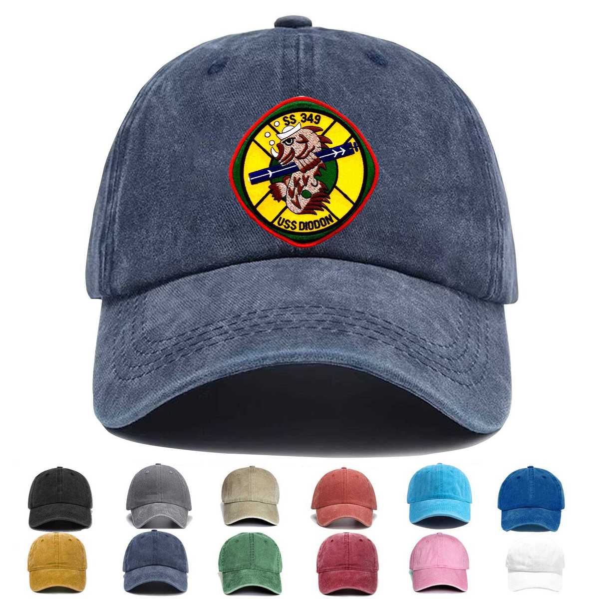 Ss 349 Uss Diodon Embroidered Hat - Custom Hat