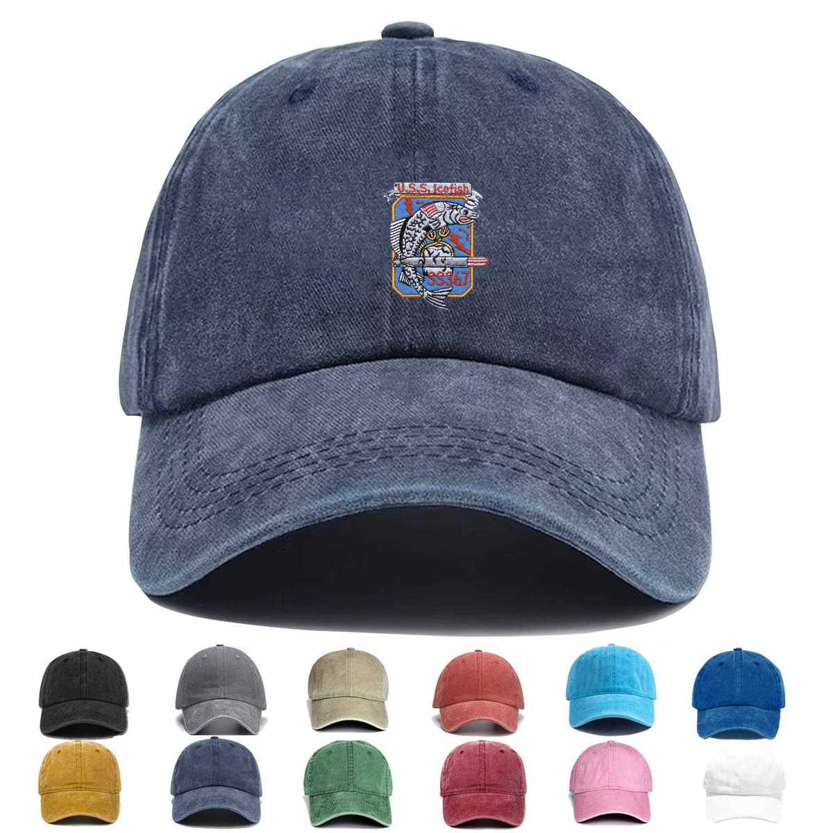Ss 367 Uss Icefish Small Embroidered Hat - Custom Hat
