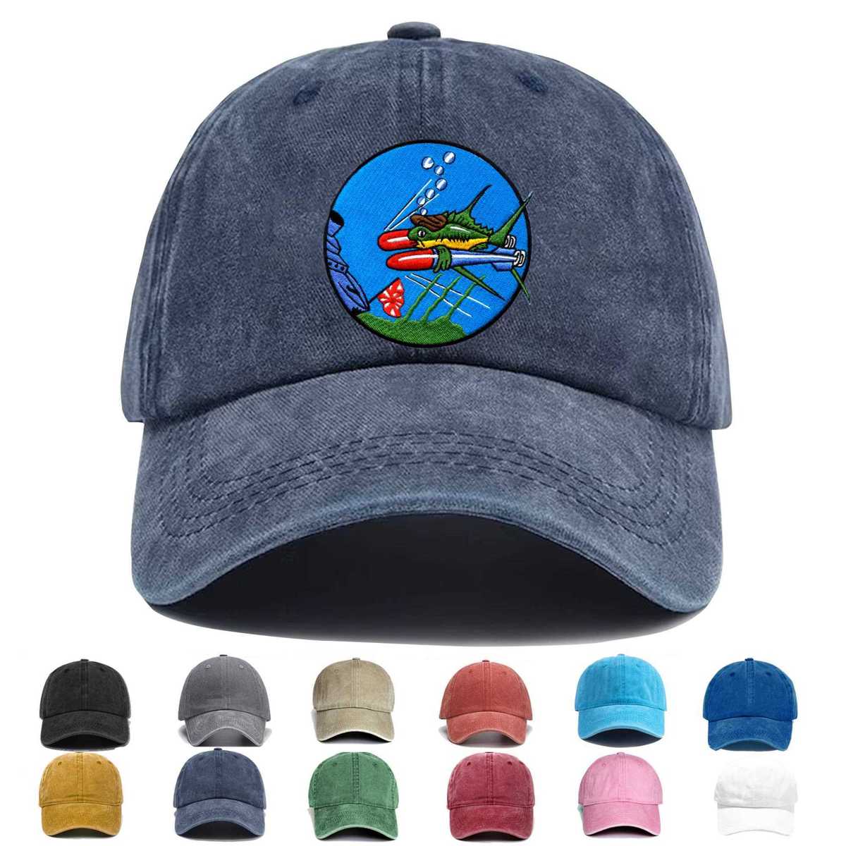 Ss 383 Uss Pampanito Version B Embroidered Hat - Custom Hat