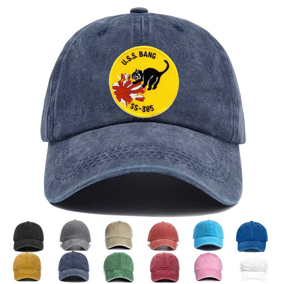 Ss 385a Uss Bang Version A Embroidered Hat - Custom Hat