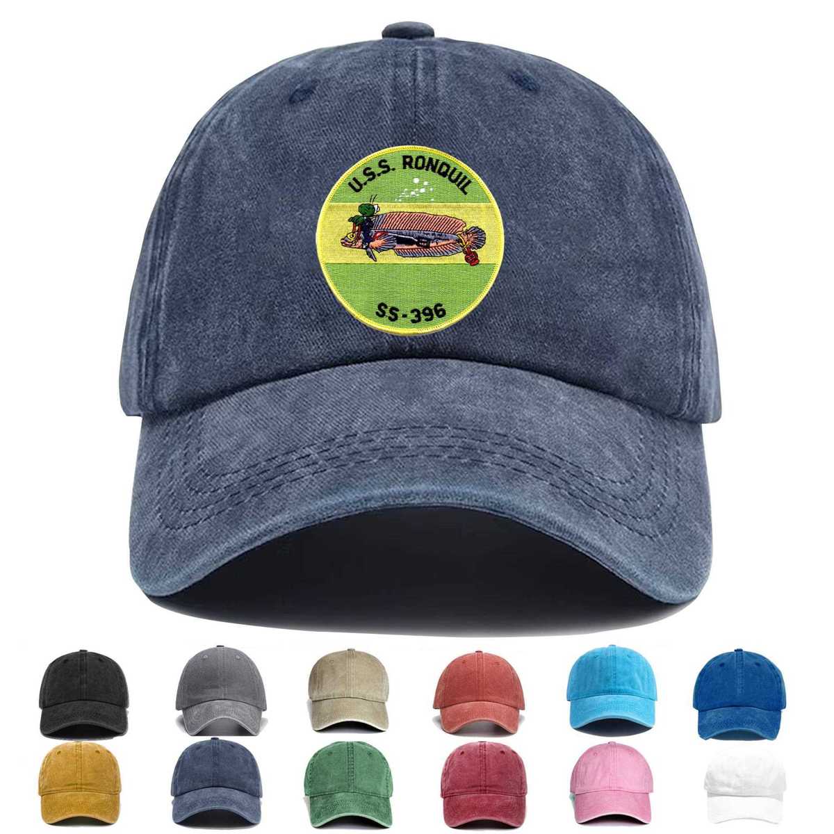 Ss 396 Uss Ronquil Version A Embroidered Hat - Custom Hat