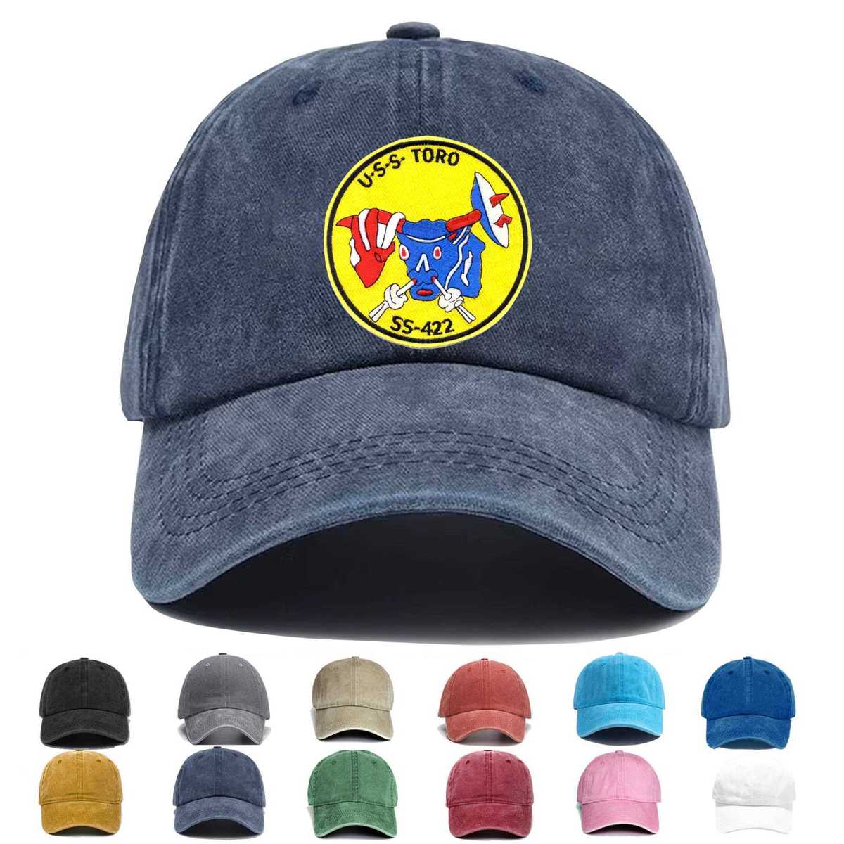Ss 422 Uss Toro Embroidered Hat - Custom Hat