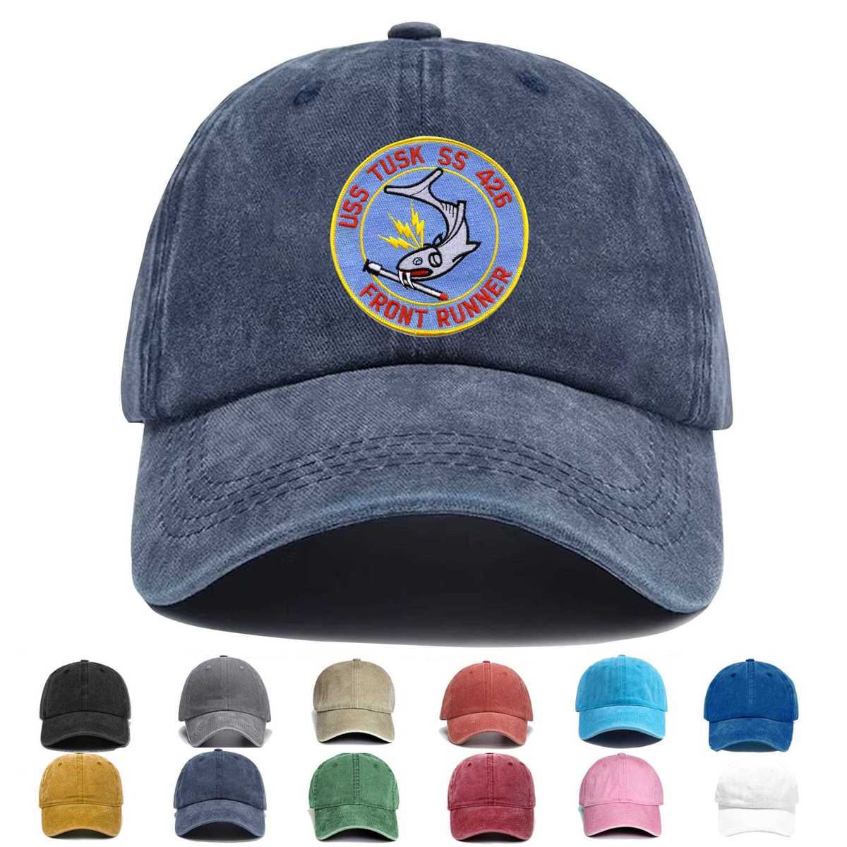 Ss 426 Uss Tusk Version A Embroidered Hat - Custom Hat